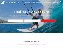 Tablet Screenshot of extrevity.com